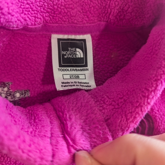 The North Face Fleece Pink 2T Toddler Jacket - Picture 4 of 7
